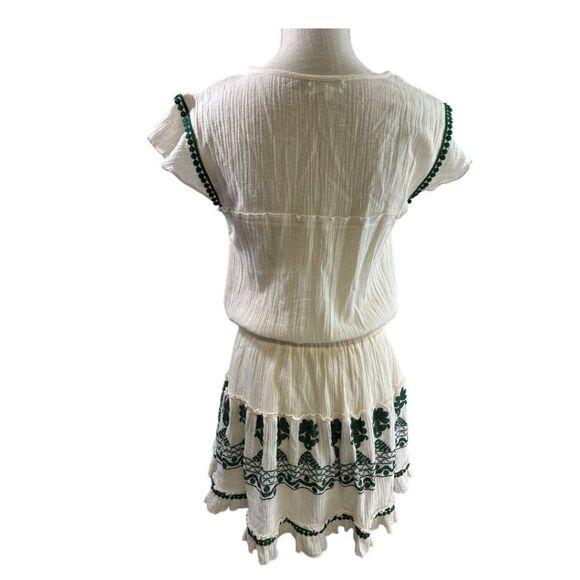 Guadalupe Design Tunic Shift Dress Cinched Waist Embroidery Size M - Picture 7 of 16
